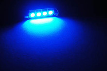 LED Pinolpære Blå