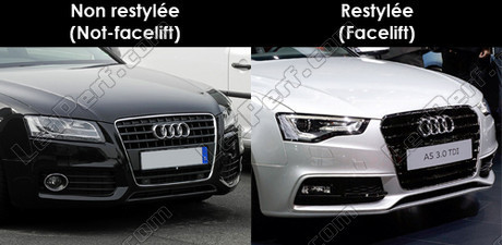 Difference A5 - 8T facelift