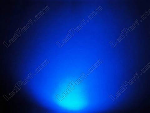 LED 5 mm Stor Vinkel blå + Modstand 12V