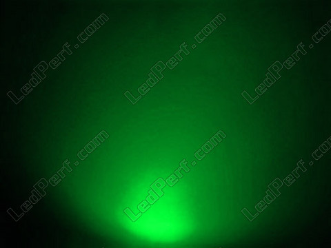 LED 5 mm WIDE ANGLE grøn + 12V modstand