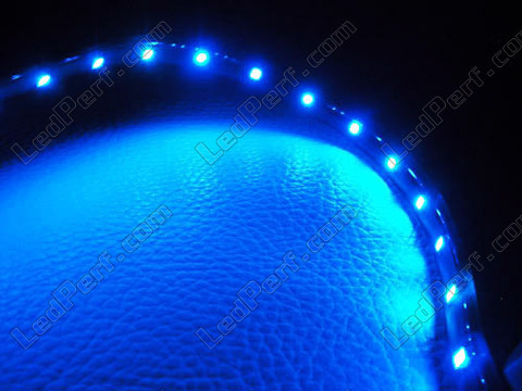 Waterproof blå LED-bånd 60cm