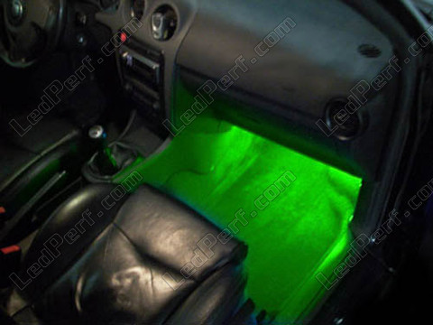 Gulv/fødder LED-bånd grøn waterproof 60cm
