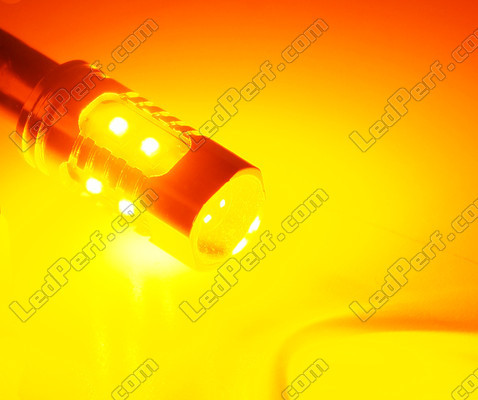 H21W LED-pære Orange LED Detaljeret LED H21W BAY9S HY21W Sokkel 12V