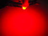 LED på støtte rød T5 w1.2w