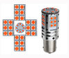 P21W LED-pære med Høj Effekt Orange R5W P21W P21 5W PY21W LED Orange BAU15S BA15S Sokkel