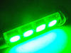 LED pinolpære loftslys, bagagerum, handskerum, plade grøn 42 mm - C10W