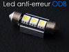 LED-pære 37mm C5W Uden OBD-fejl - OBD anti-fejl Hvid