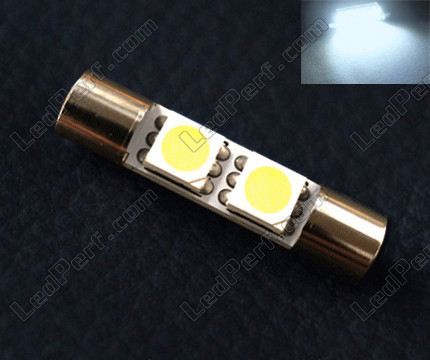LED pinolpære loftslys, bagagerum, handskerum, plade hvid 29 mm - C3W