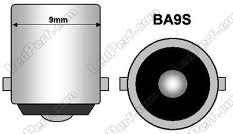LED-pære BA9S T4W Xtrem OBD anti-fejl hvid xenon effect