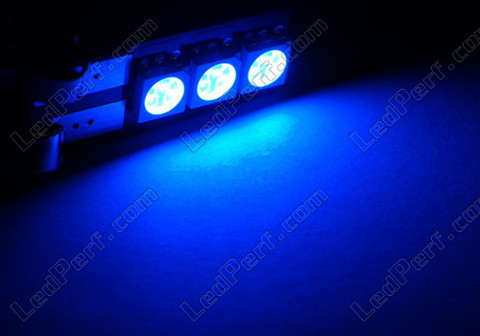 LED T4W Motion blå - BA9S Sokkel