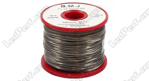 1 meter 0,5 mm² tin til lodning SMD-LED