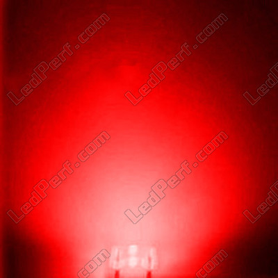 LED Superflux rød