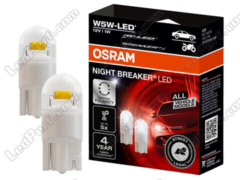 W5W LED-pærer Osram Night Breaker GEN2 Godkendte - 2825DWNB-2HFB