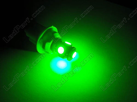 LED-pære T10 W5W Xtrem Grøn xenon effect