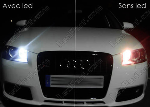 LED-parkeringslys xenon hvid W5W T10 - Audi A3 8P