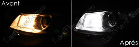LED-parkeringslys xenon hvid W5W T10 - Renault Megane 2