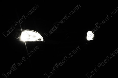 LED-parkeringslys xenon hvid W5W T10 - Saxo hvid neutral