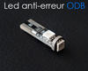LED-pære T10 W5W Uden OBD-fejl - OBD anti-fejl - 6000K Panther Rød