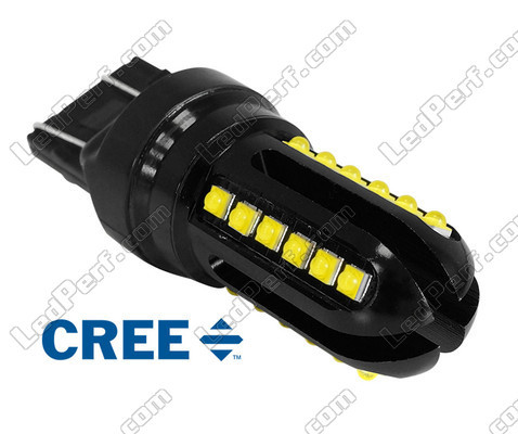 Pære W21/5W LED (T20) Ultimate Ultra Powerful - 24 LEDs CREE - OBD anti-fejl