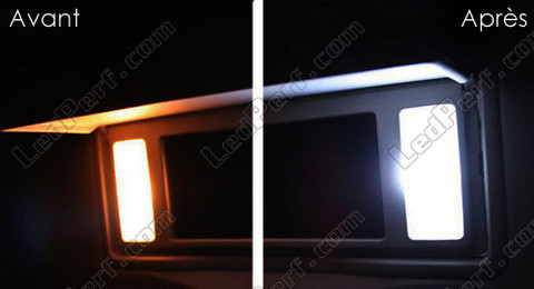 LED til sminkespejle Solskærm Peugeot 307