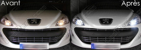 LED parkeringslys - Kørelys i dagtimerne Peugeot 308 Rcz