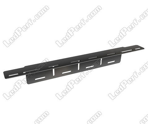 Den ekstra LED-Osram LEDriving® LICENSE PLATE BRACKET AX-beslag til LED-bar og forlygter vist forfra