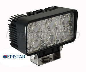 Ekstra LED-forlygte Rektangulær 18W Til 4X4 - ATV - SSV