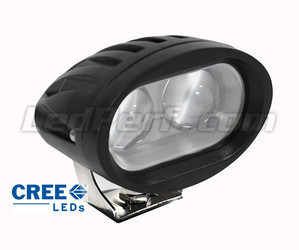 Oval Ekstra LED-forlygte CREE 20W til ATV - Scooter - Motorcykel