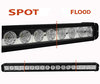 LED-bar CREE 180W 13000 Lumens til rallybil - 4X4 - SSV Spot VS Flood