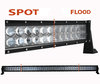 LED-bar CREE 4D Dobbelt Række 300W 27000 lumens til 4X4 - Lastbil - Traktor Spot VS Flood