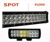 LED-bar CREE Dobbelt Række 54W 3800 Lumens til 4X4 - ATV - SSV Spot VS Flood