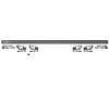 LED-bar Osram LEDriving® LIGHTBAR VX1000-CB SM med monteringstilbehør