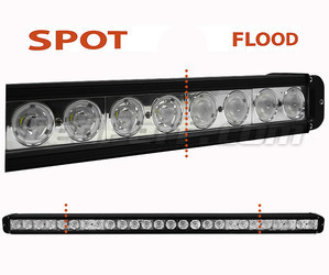 LED-bar CREE 260W 18800 lumens til rallybil - 4X4 - SSV Spot VS Flood
