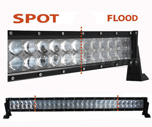 LED-bar CREE 4D Dobbelt Række 180W 16200 Lumens til 4X4 - Lastbil - Traktor Spot VS Flood