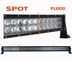 LED-bar CREE 4D Dobbelt Række 240W 21600 Lumens til 4X4 - Lastbil - Traktor Spot VS Flood