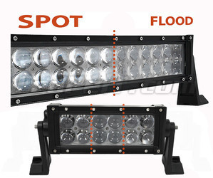 LED-bar CREE 4D Dobbelt Række 36W 3300 Lumens til 4X4 - ATV - SSV Spot VS Flood