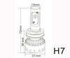 Mini LED H7 LED med Høj Effekt Tuning