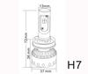 Mini LED-pære H7 Tuning