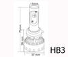 Mini LED-pære HB3 Tuning