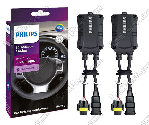 2x Philips Canbus-dekodere/adaptere til  H8/H11/H16  LED-pærer - 12V - 18954X2