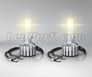 Varm hvid belysning 2700K fra LED-pærer H1 Osram LEDriving® HL Vintage - 64150DWVNT-2MB