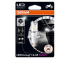 Forpakning forfra af H4 LED Osram Easy motorcykelpærer