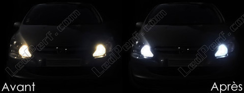 LED parkeringslys xenon hvid Peugeot 307