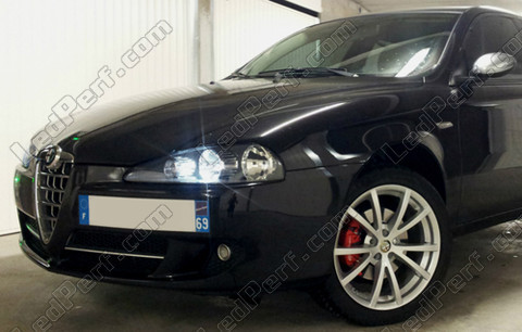 LED parkeringslys xenon hvid Alfa Romeo 147 fase 2 og fase 3