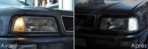 LED parkeringslys xenon hvid Audi 80 / S2 / RS2