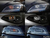 LED forreste blinklys Audi A1 II før og efter