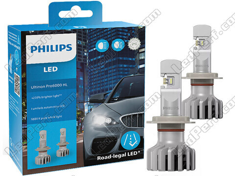 Emballage med Philips LED-pærer til Audi A1 - Godkendte Ultinon PRO6000