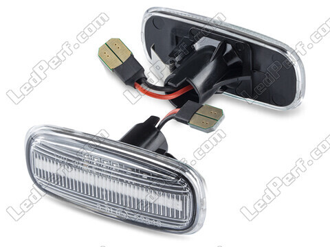Sidevisning af de sekventielle LED blinklys til Audi A2 - Transparent version
