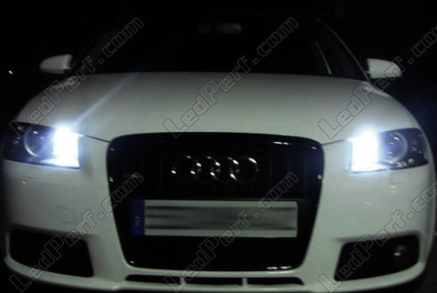 LED parkeringslys xenon hvid Audi A3 8P