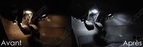 LED gulv foran Audi A4 B6